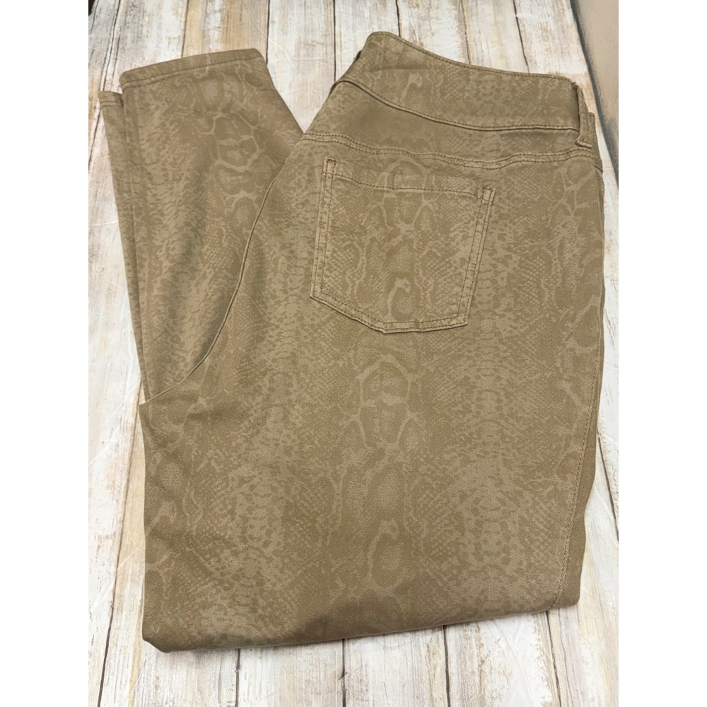 Torrid Super Soft Jegging Tan Snakeskin Animal Print Skinny Pants 18R High Rise